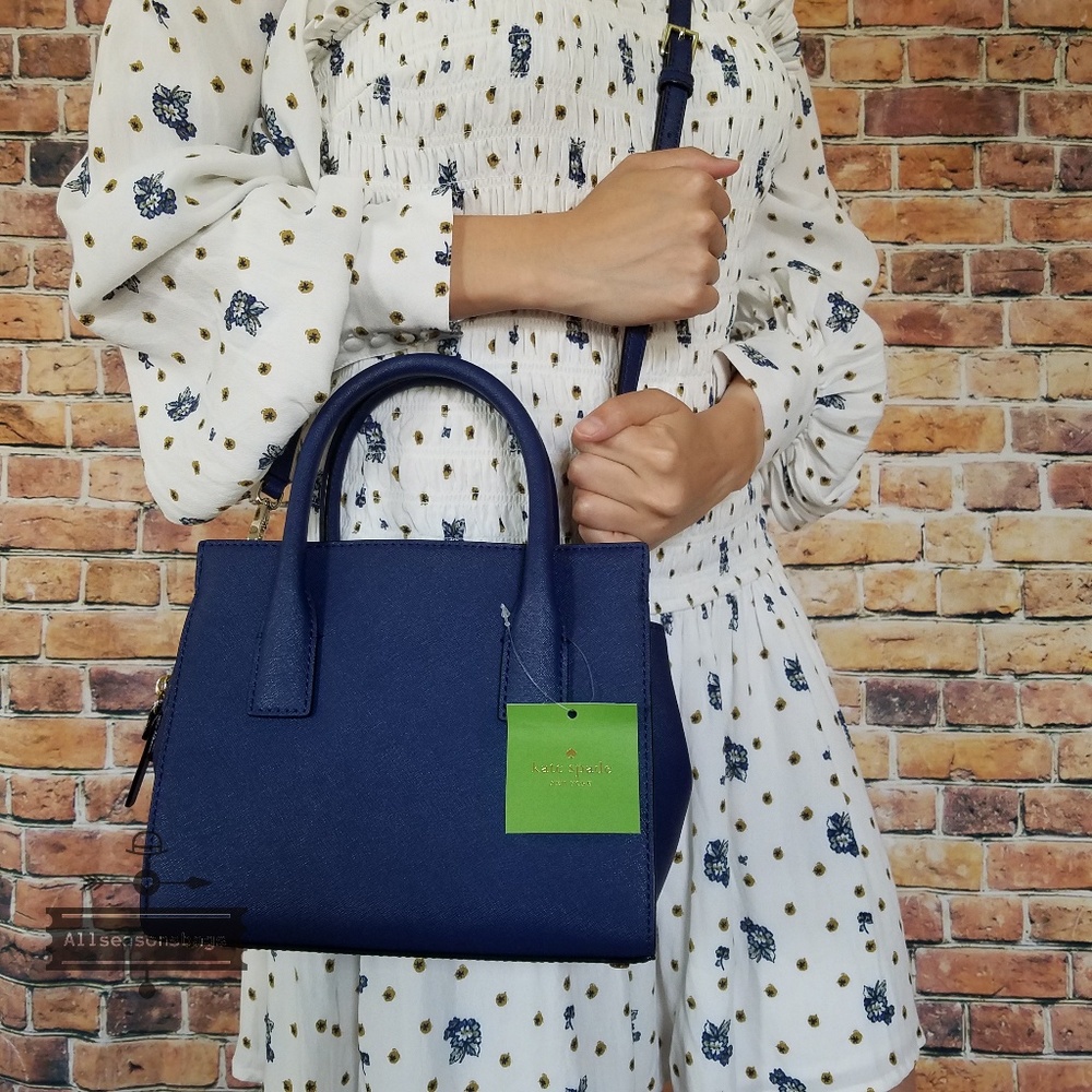 Cameron street MINI candace ocean blue satchel - Picture 7 of 7